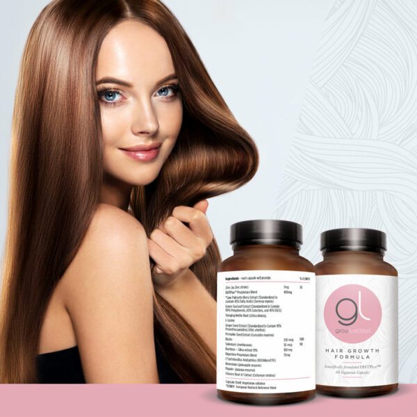 Grow Luscious Hair Growth Supplements Formulated With Essential Vitamins and Nutrients, Hair loss Supplements, Best Hair Growth Products.